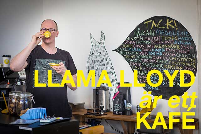 Llama Lloyd är ett kafé