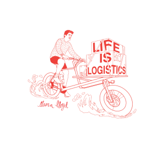 FÖRKÖP! Llama Lloyd-tröja: Life is logistics